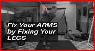 Live Lesson - How to Fix Your Arms by Fixing Your Legs in the Backswing
