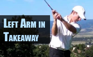 Left Arm in the Golf Swing | Let Your Right Arm, Not the Left Do it All in the Backswing