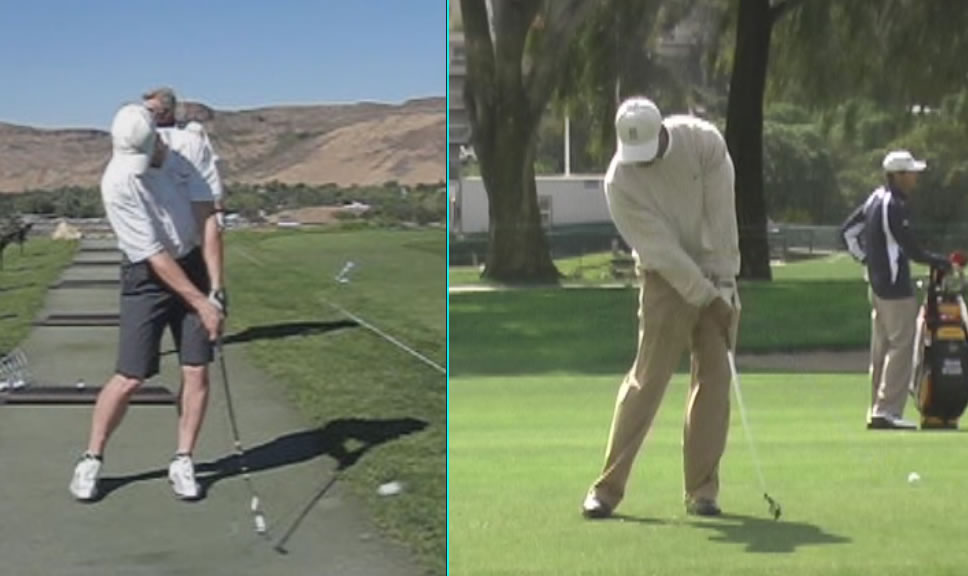tiger woods impact position