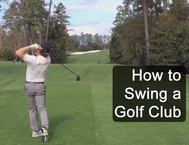 a golf swing how properly club to Tour Golf Pro to How a â€“ a Club From Swing Former