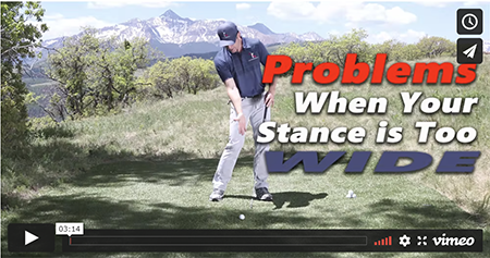 learn the proper golf stance