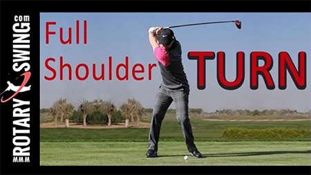 how to turn your shoulders 90 degrees in golf backswing