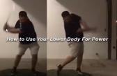 How to Add Effortless Power Using Your Lower Body