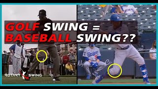 Is Tiger Woods Golf Swing a Baseball Swing?